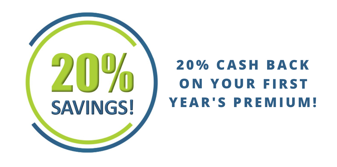 20% Cash Back Offer